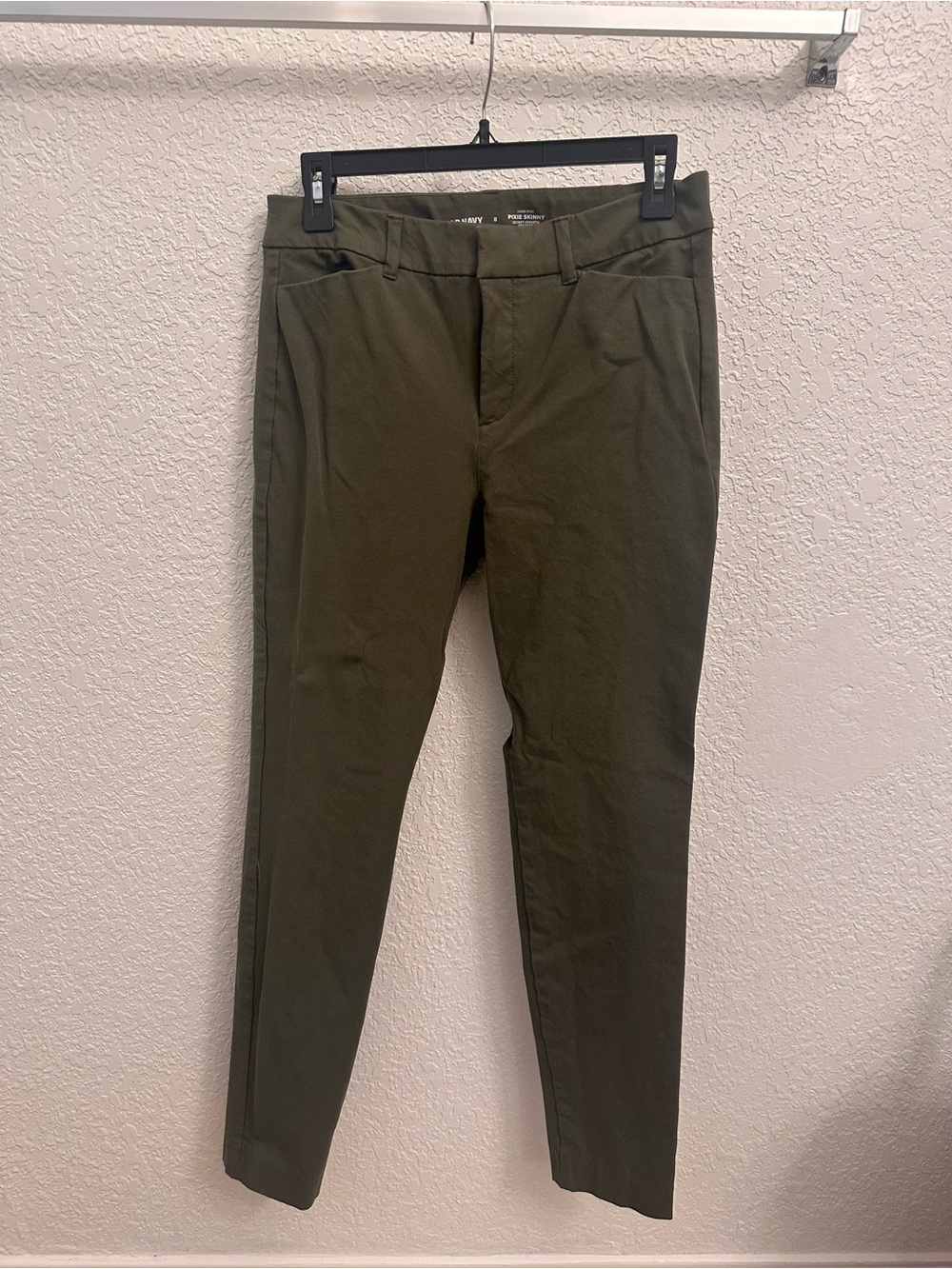 Old Navy Women’s High Rise Pixie Skinny Pants - Dark Olive Green